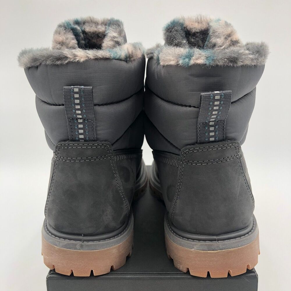 Women's Gray Winter Boots - Picture 13 of 16